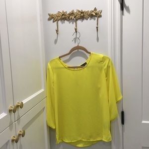 Yellow Vince Camuto blouse